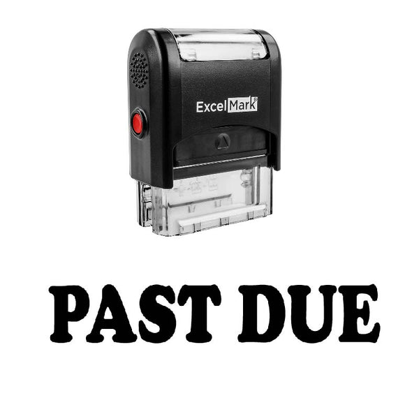 Serif PAST DUE Stamp