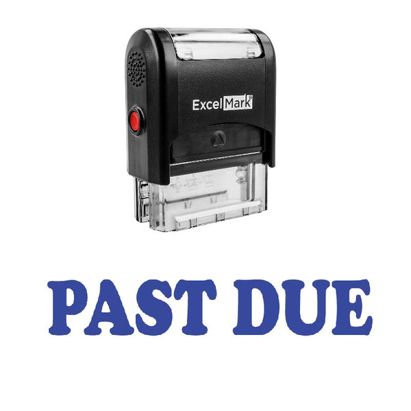 Serif PAST DUE Stamp