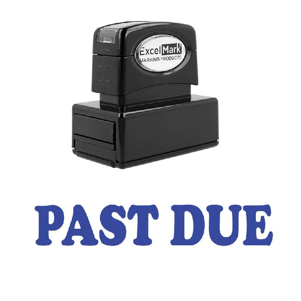 Serif PAST DUE Stamp