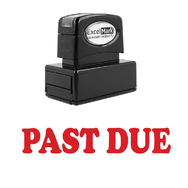 Serif PAST DUE Stamp