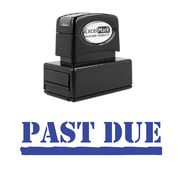 Stencil PAST DUE Stamp