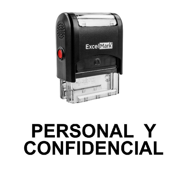 PERSONAL Y CONFIDENCIAL Stamp
