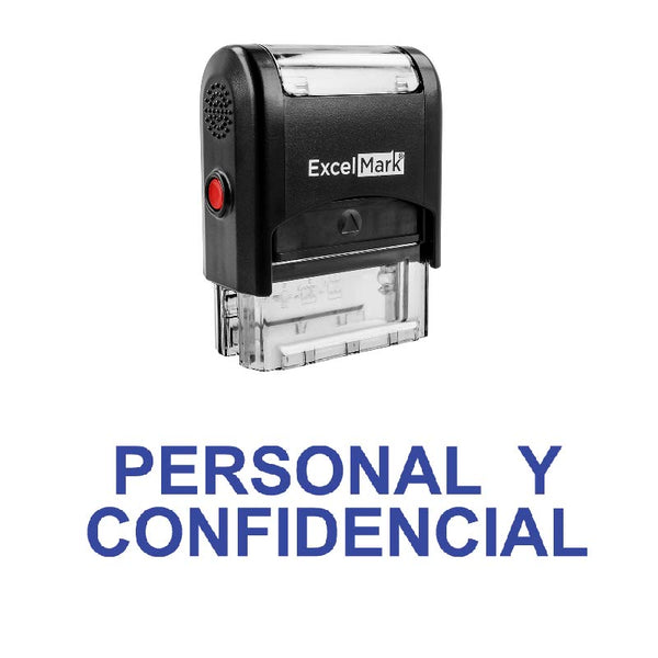 PERSONAL Y CONFIDENCIAL Stamp