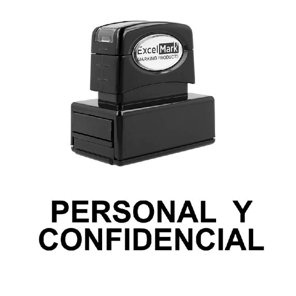 PERSONAL Y CONFIDENCIAL Stamp