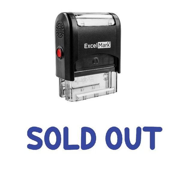 Rounded SOLD OUT Stamp