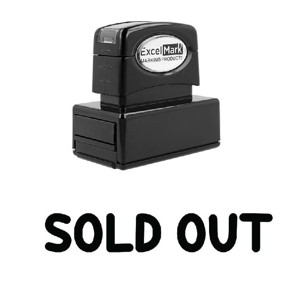 Rounded SOLD OUT Stamp