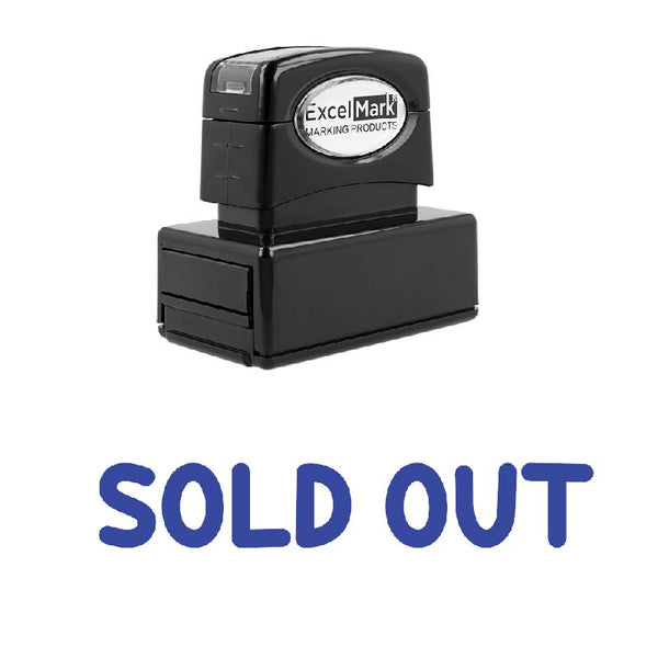 Rounded SOLD OUT Stamp