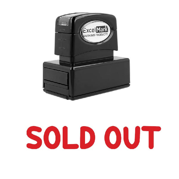 Rounded SOLD OUT Stamp