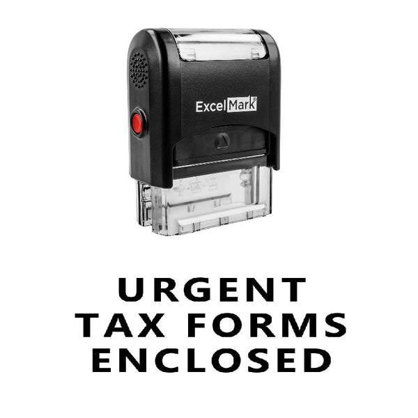 URGENT TAX FORMS ENCLOSED Stamp