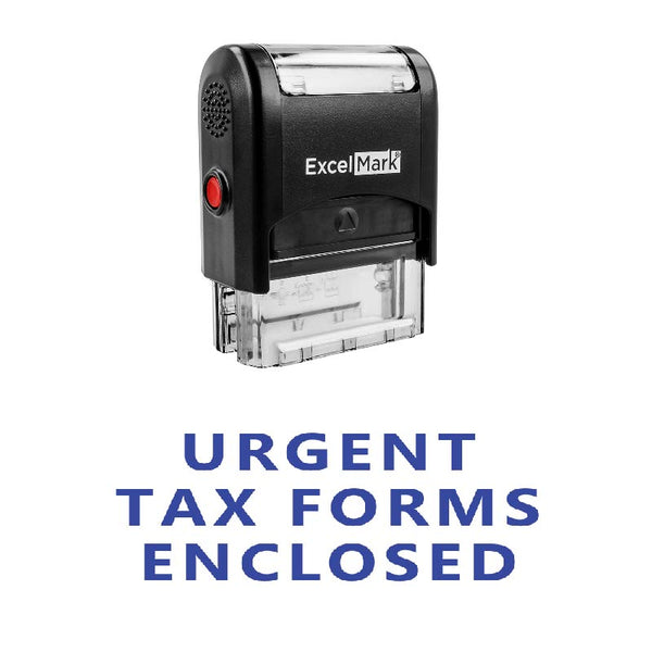 URGENT TAX FORMS ENCLOSED Stamp
