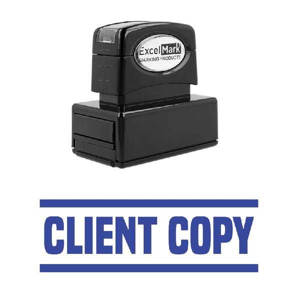 Double Line CLIENT COPY Stamp