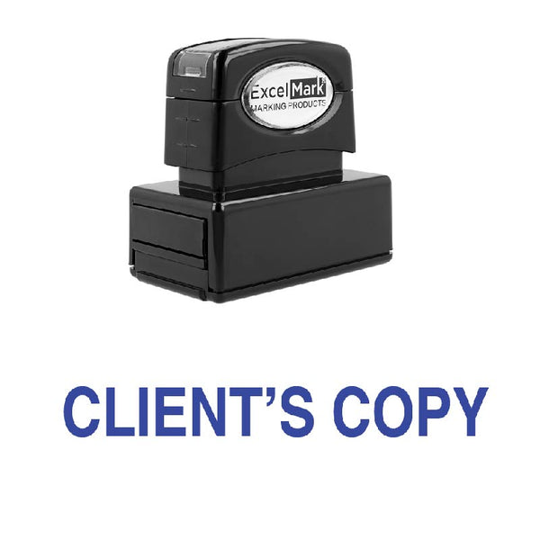 CLIENT'S COPY Stamp