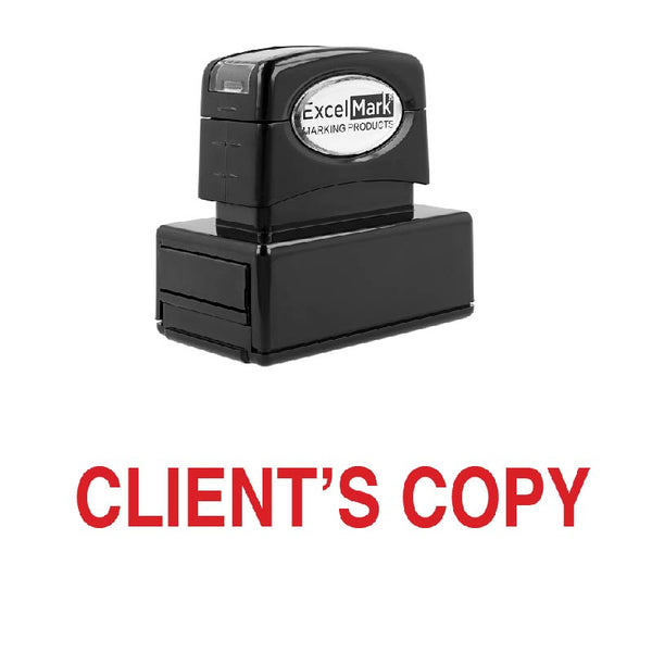 CLIENT'S COPY Stamp
