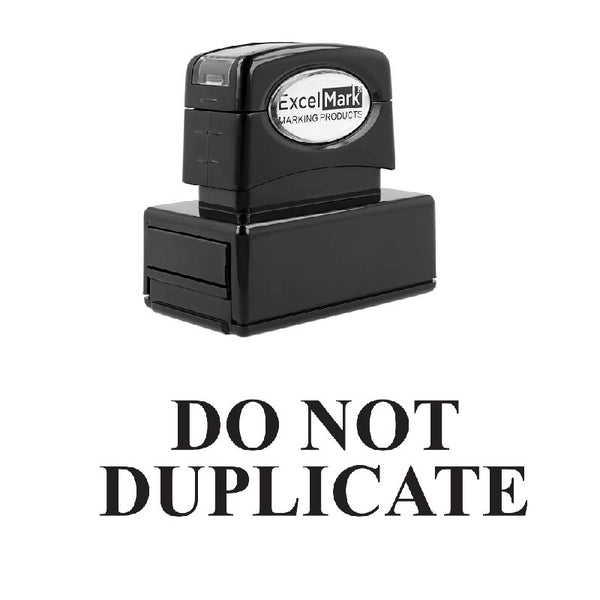 DO NOT DUPLICATE Stamp