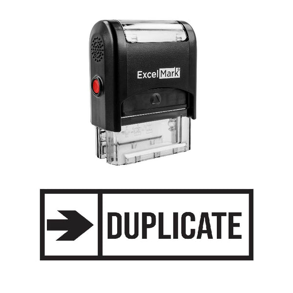 Arrow DUPLICATE Stamp