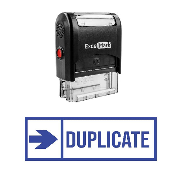 Arrow DUPLICATE Stamp