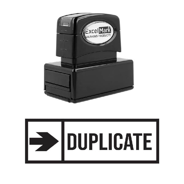 Arrow DUPLICATE Stamp