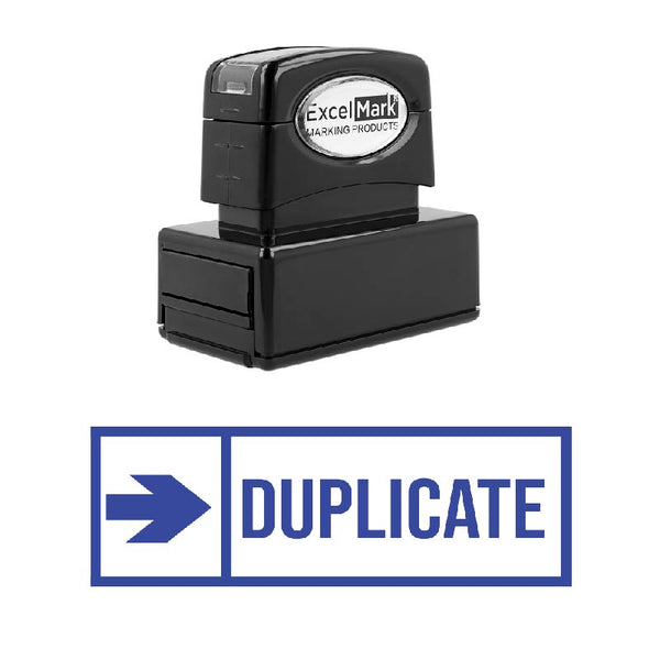 Arrow DUPLICATE Stamp