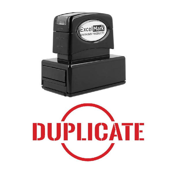 Circle DUPLICATE Stamp