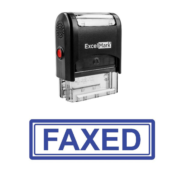 Double Box FAXED Stamp