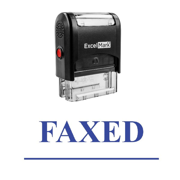 Line FAXED Stamp