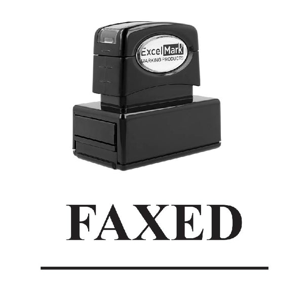 Line FAXED Stamp