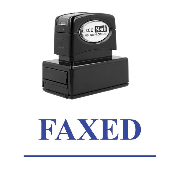 Line FAXED Stamp