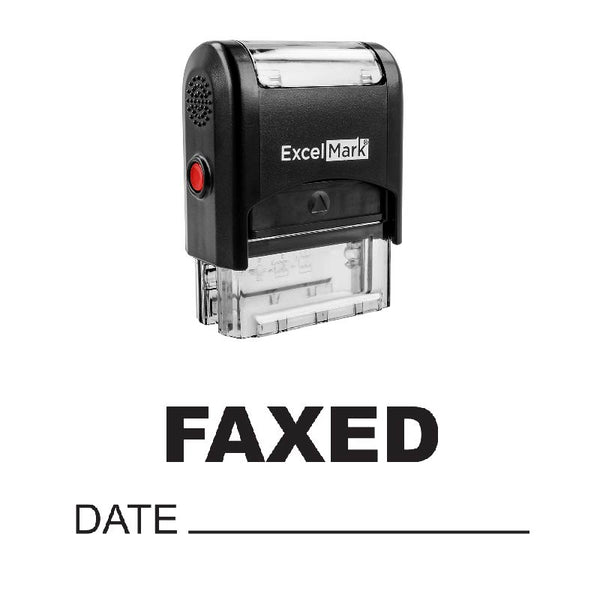 Date Line FAXED Stamp