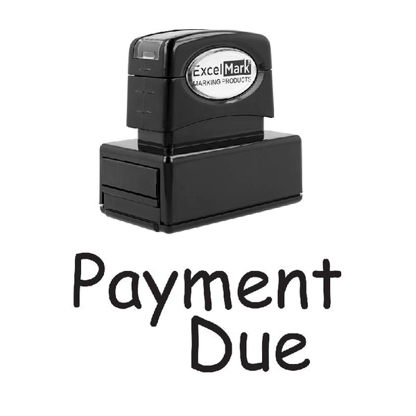Handwriting PAYMENT DUE Stamp