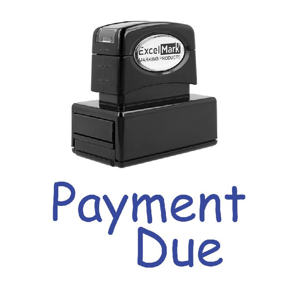 Handwriting PAYMENT DUE Stamp