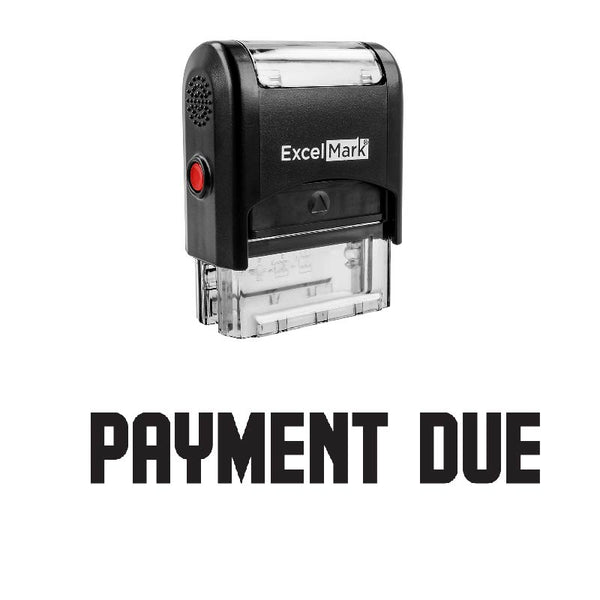 PAYMENT DUE Stamp
