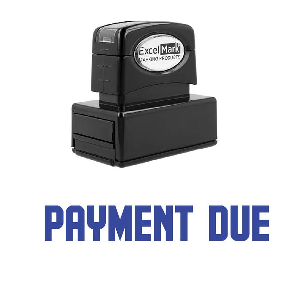 PAYMENT DUE Stamp