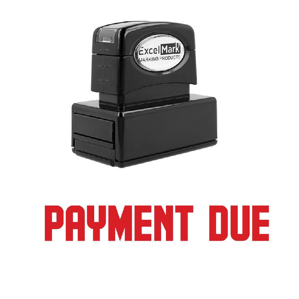 PAYMENT DUE Stamp