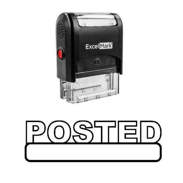 Outline POSTED Stamp