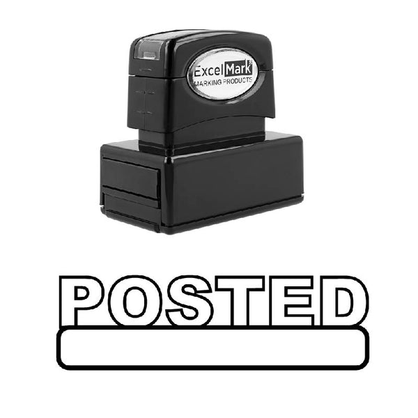 Outline POSTED Stamp