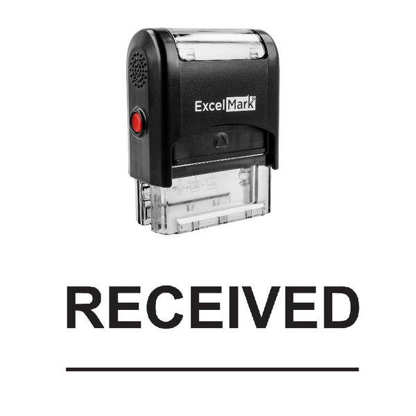 Line RECEIVED Stamp