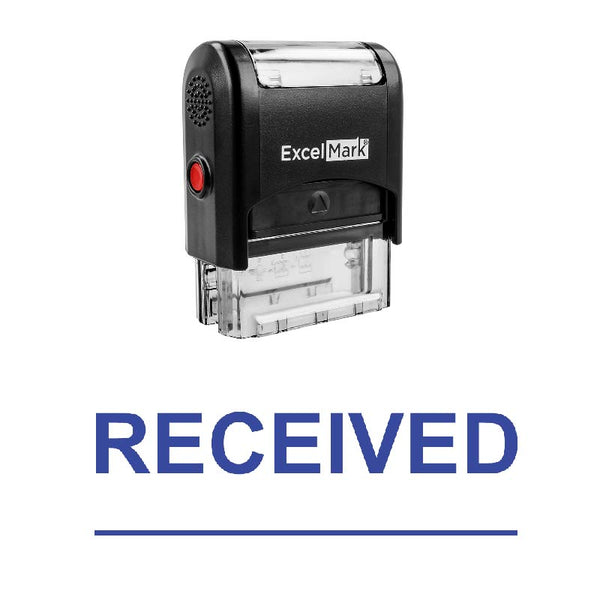 Line RECEIVED Stamp