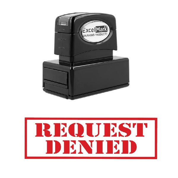 Box REQUEST DENIED Stamp