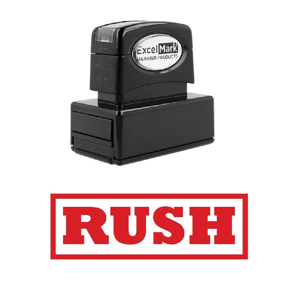 Serif Box RUSH Stamp