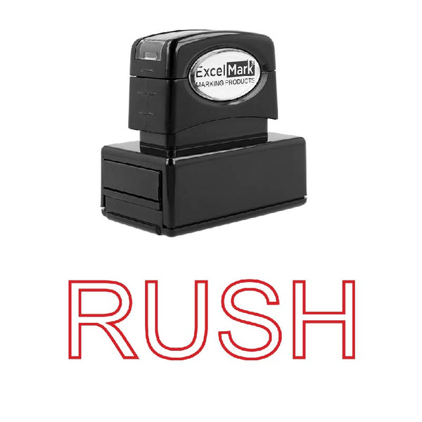 Outline RUSH Stamp