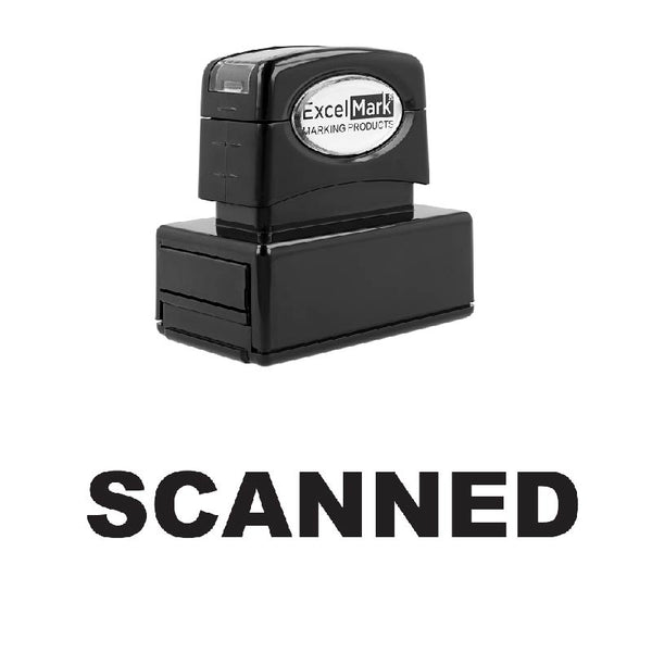 Bold SCANNED Stamp