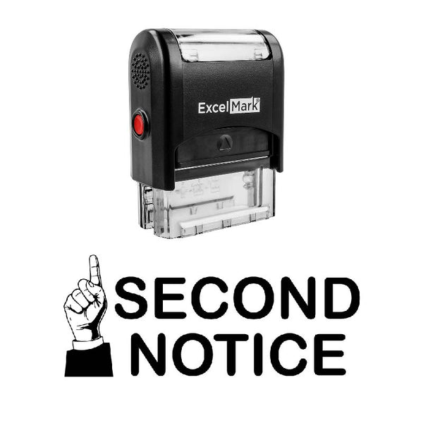 SECOND NOTICE Stamp
