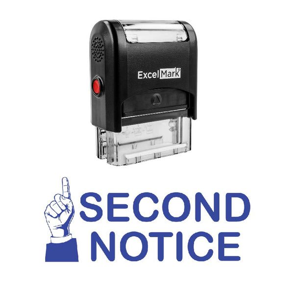 SECOND NOTICE Stamp
