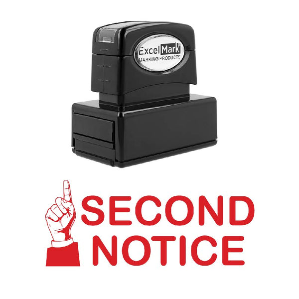 SECOND NOTICE Stamp