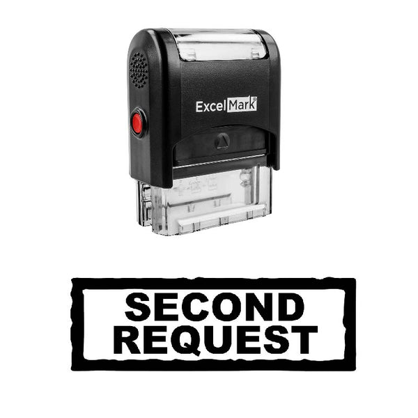 Box SECOND REQUEST Stamp