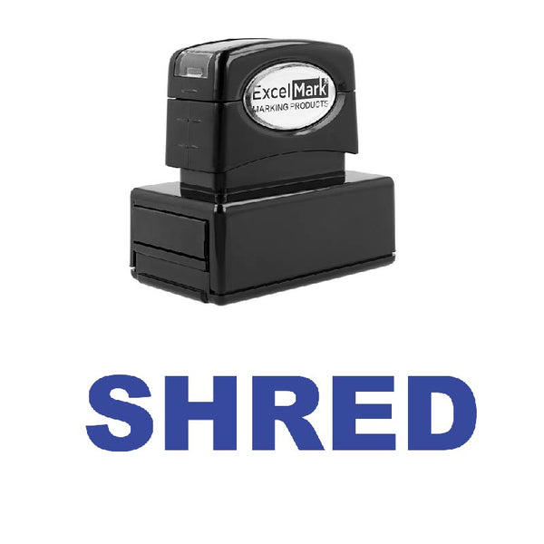 Bold SHRED Stamp