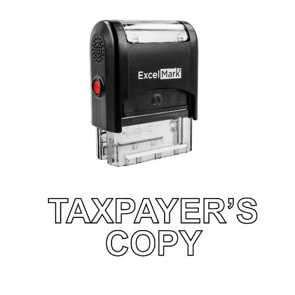 TAXPAYER'S COPY Stamp