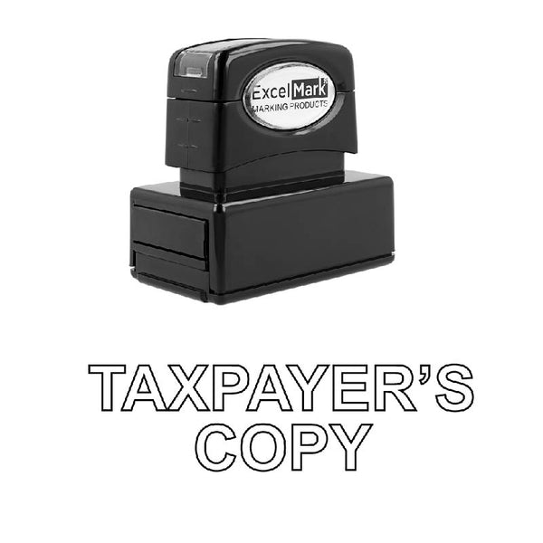 TAXPAYER'S COPY Stamp