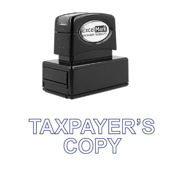 TAXPAYER'S COPY Stamp