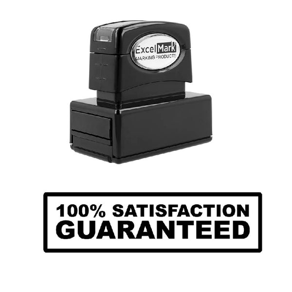100% SATISFACTION GUARANTEED Stamp